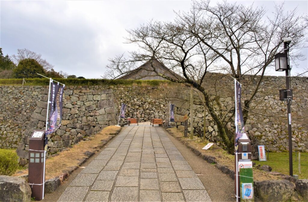 篠山城跡　徳川家康が西国大名対策で松平康重に命じて築城させた